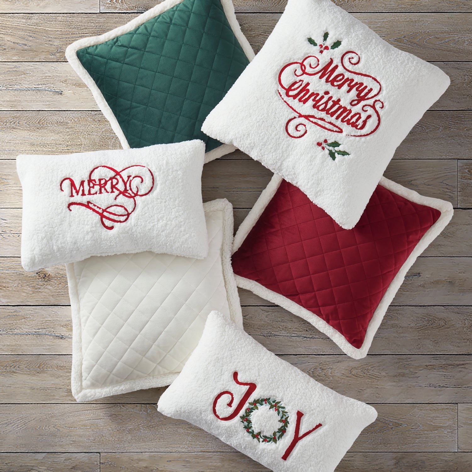 Holiday shops pillows