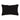 Black Boudoir Decorative Throw Pillow