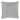 Silver 20inch Square Decorative Throw Pillow