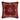 Crimson 18inch Square Decorative Throw Pillow