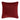 Crimson 18inch Square Decorative Throw Pillow