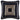 Bradshaw Black 18Inch Square Decorative Throw Pillow