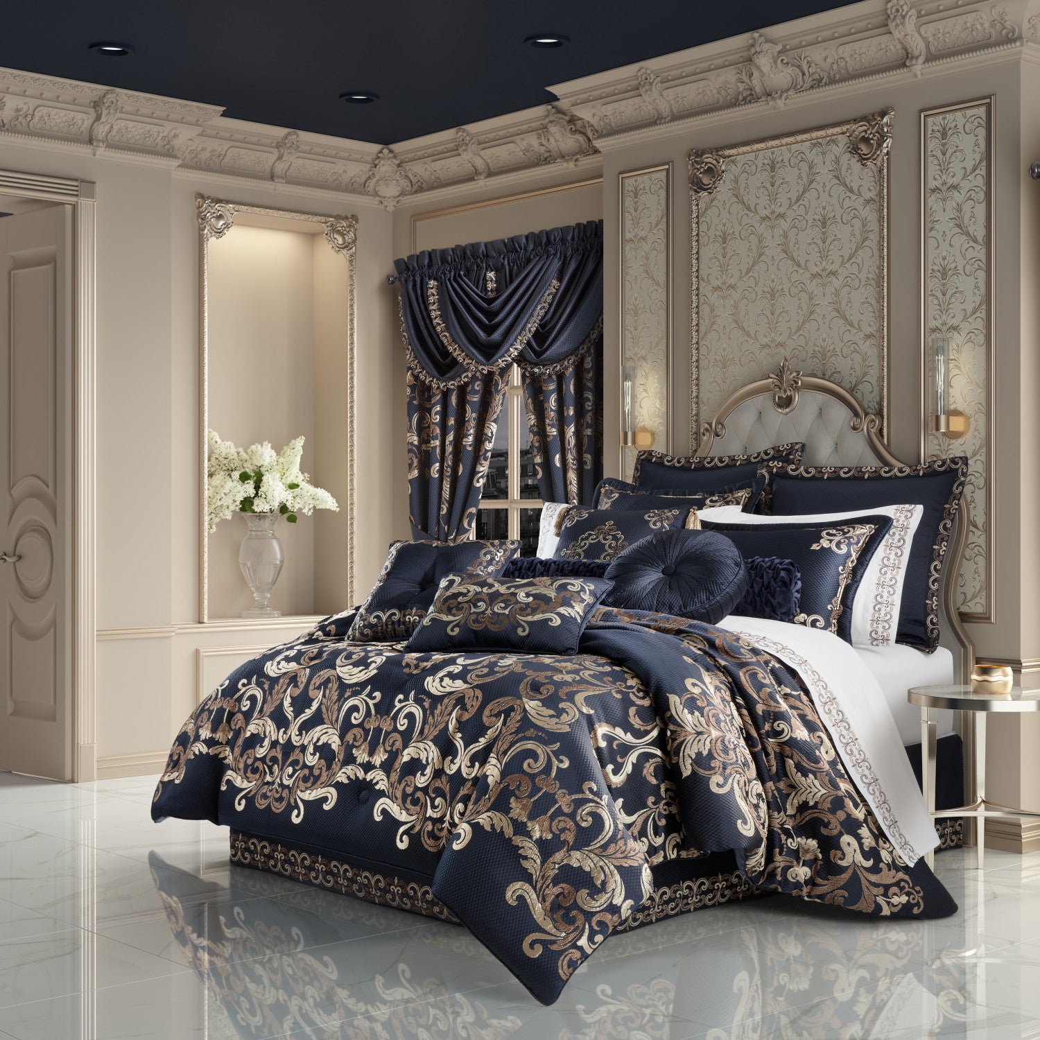royal bedroom blue