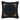 Stefania Black 16Inch Square Decorative Throw Pillow