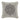 Tiana Silver 18Inch Square Embellished Decorative Throw Pillow