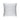 White 18inch Square Decorative Throw Pillow