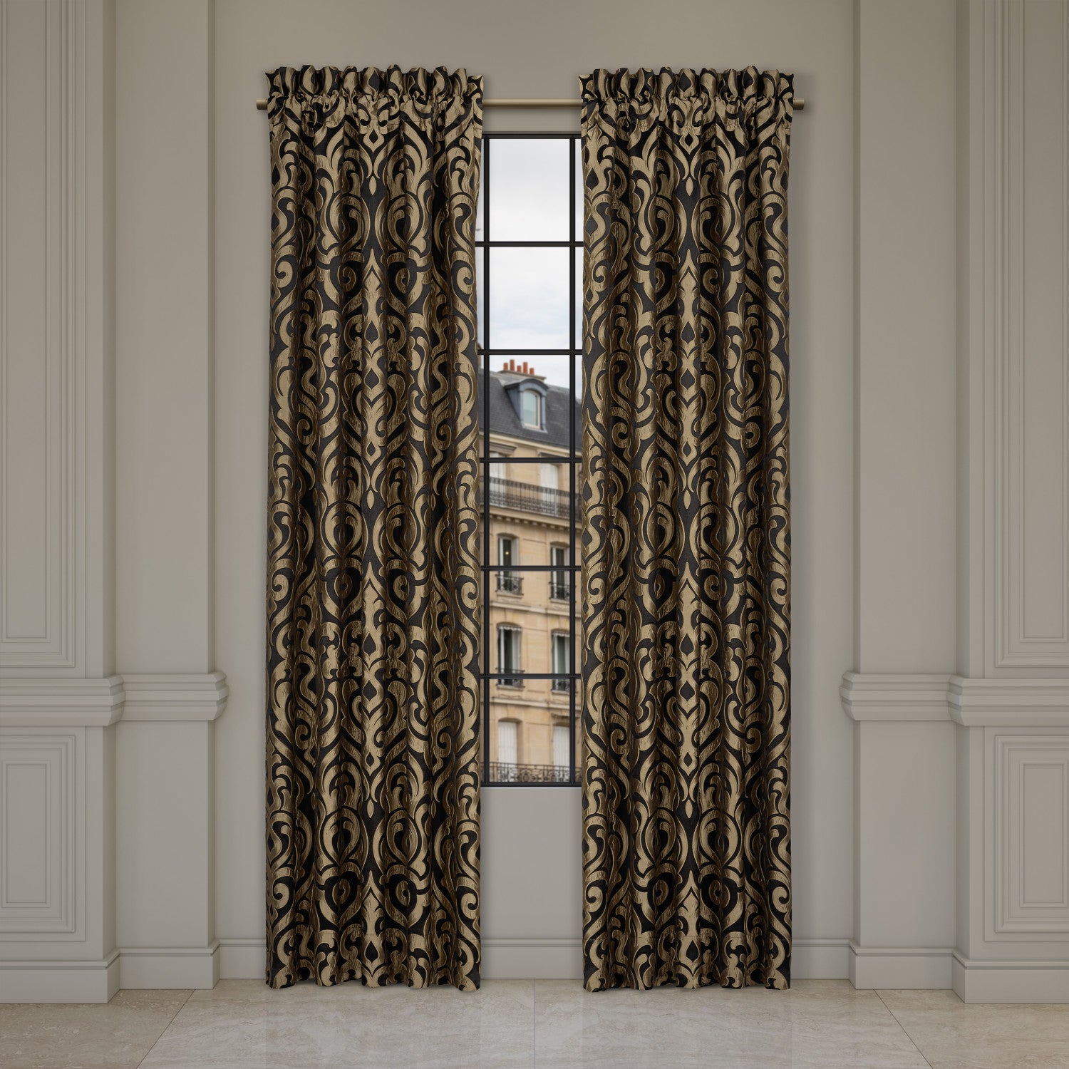 Pairs To Go 118-in Ivory Sheer Rod Pocket Curtain Panel Pair Pairs To Go 118-in Ivory Sheer Rod Pocket Curtain Panel Pair