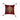 Bordeaux 18" Square Embellished Decorative Throw Pillow