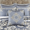 Dicaprio 18Inch Square Embellished Decorative Throw Pillow
