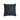 Navy 20inch Square Quilted Decorative Throw Pillow