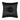 Black 18inch Square Decorative Throw Pillow