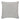 Silver 16inch Square Decorative Throw Pillow