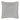 Silver 16inch Square Decorative Throw Pillow