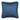 Dark Blue 20inch Square Quilted Decorative Throw Pillow