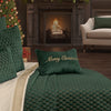 Merry Christmas Pillow Boudoir Embellished Decorative Throw Pillow