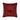 Crimson 18inch Square Decorative Throw Pillow
