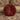 Crimson Tufted Round Decorative Throw Pillow