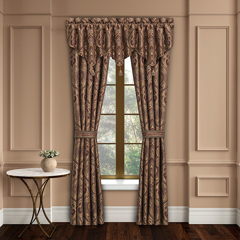 Odette Window Panel Pair - Luxury Damask Room Darkening – J. Queen New York