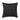 Black 18inch Square Decorative Throw Pillow