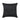 Black 18inch Square Embellished Decorative Throw Pillow