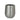 Silver Wastebasket