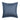 Sara 20Inch Square Blue Decorative Throw Pillow