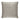Silver 20inch Square Decorative Throw Pillow