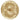 Gold Tufted Round Decorative Throw Pillow