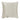 Silver 20inch Square Decorative Throw Pillow