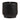 Black Toothbrush Holder