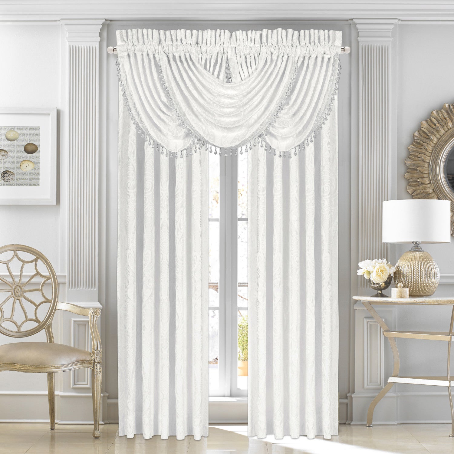 Bianco Window Panel Pair
