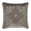 Crestview Silver 18Inch Square Decorative Throw Pillow