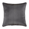 Deco Charcoal 20Inch Square Decorative Throw Pillow