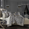 Deco Charcoal Comforter Set