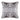 Flint Charcoal 20Inch Square Decorative Throw Pillow