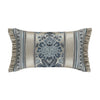Glendale Indigo Boudoir Decorative Throw Pillow