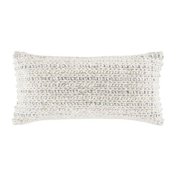 Haven + Key Textured & Fringed Lumbar Throw Pillow - Gray - Shop Pillows at  H-E-B