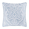 Liana Powder Blue 18Inch Square Decorative Throw Pillow