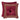 Maribella Crimson 18Inch Square Decorative Throw Pillow