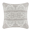 Maryanne Beige 18Inch Square Decorative Throw Pillow