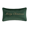 Merry Christmas Pillow Boudoir Embellished Decorative Throw Pillow