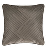 Milan Oatmeal 18Inch Square Decorative Throw Pillow