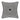 Silverstone Silver 18Inch Square Decorative Throw Pillow