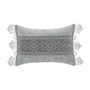 Tiana Silver Boudoir Decorative Throw Pillow