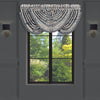 Woodhaven Powder Blue Window Waterfall Valance